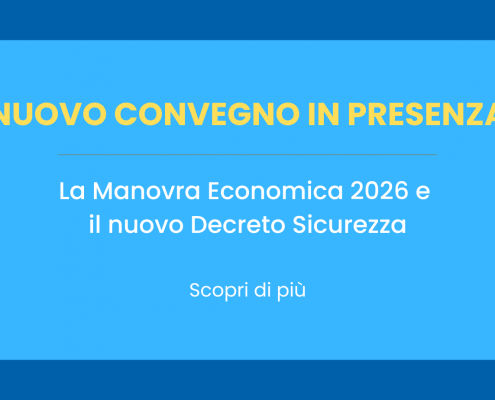 nuovo convegno formativo in presenza per consulenti del lavoro